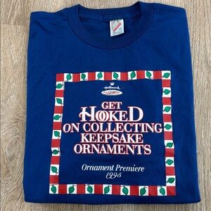 Vintage 1995 Hallmark Keepsake Ornaments Promo Tee Made in USA XL
